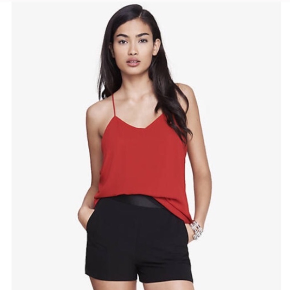 NWT Red & Black reversible Express Barcelona Cami
